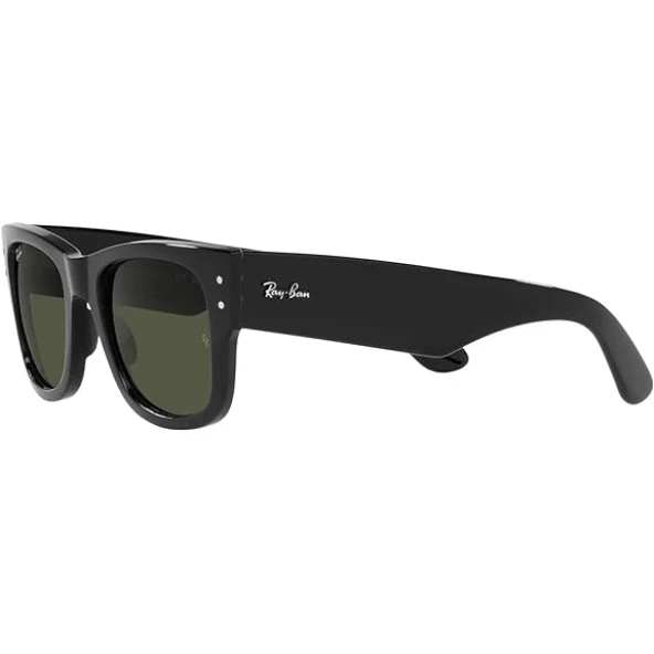 Ray-Ban Mega Wayfarer 0840S 901/31 Black-Green Güneş Gözlüğü - 2