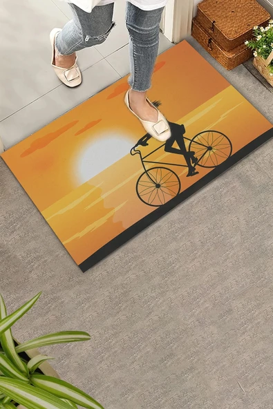 Valerine Life Özgürlüğün İzinde Sarı Renkli Welcome Hoş Geldiniz Kapı Önü Paspası 45x70cm ürün görseli