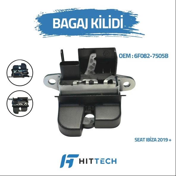 Seat İbiza 2010 ve Üstü Uyumlu Bagaj Kilidi - 1