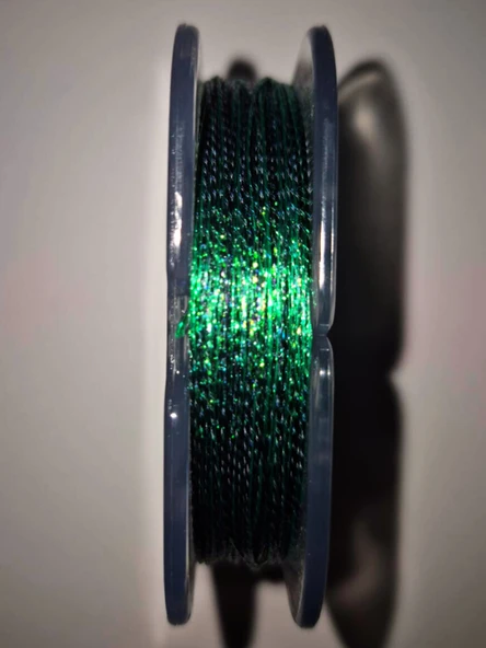 Eagenset Hazır Çapari Kombini Boru Sim Ultraviyole Uv Neon Koyu Yeşil Makarada - Resim 9