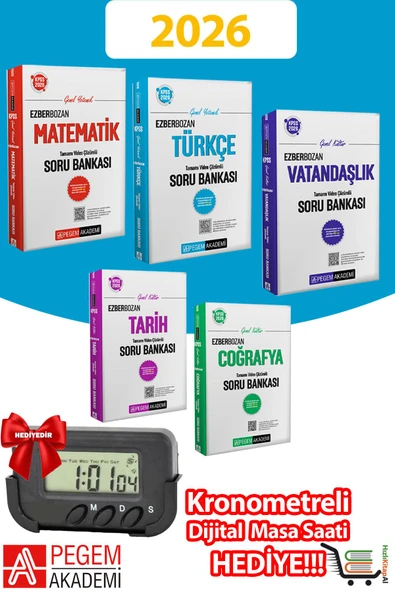 2026 KPSS Genel Kültür Genel Yetenek Soru Bankası Seti Hediyeli! - Resim 2