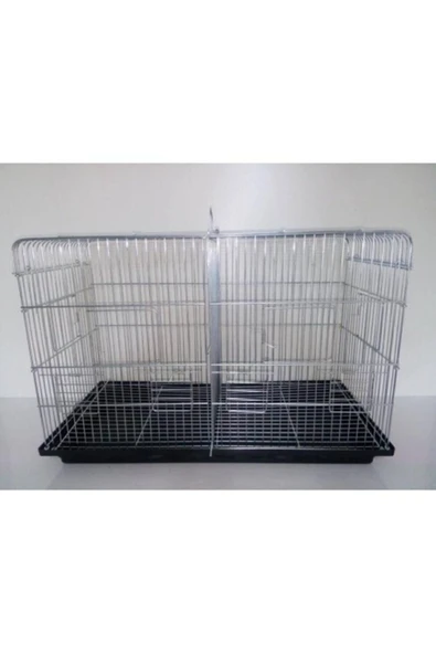 Ortadan Bölmeli Tabanlı Izgaralı Çifthane Üretim Kafesi Salma - 2