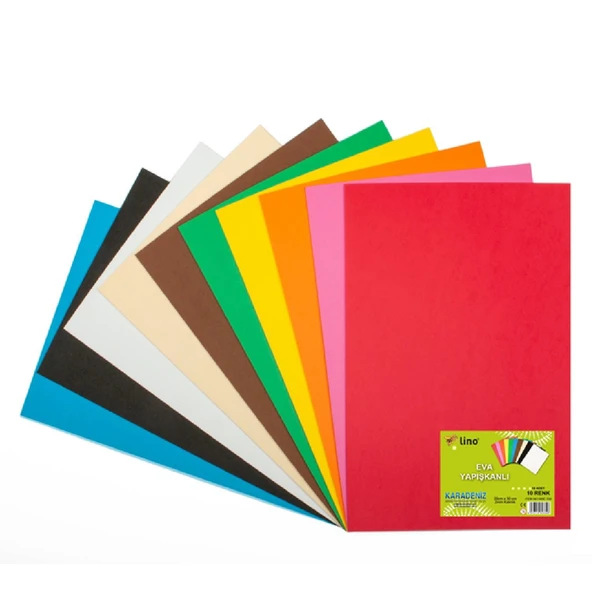 Lino 20x30 Yapışkanlı Eva 2 mm 10 Renk (RBE-300) ürün görseli