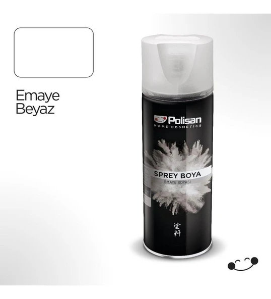 Polisan Akrilik Sprey Boya 400 ml Ö.A Emaye Beyaz ürün görseli