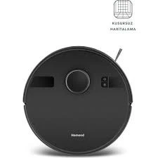 Homend Alex Laser 1291H Moplu ve Haritalamalı Akıllı 5 Kpa Robot Süpürge Siyah - Resim 2