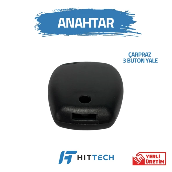 Renault - Master 3 Uyumlu 3 Buton Yale Anahtar Kabı - Resim 2