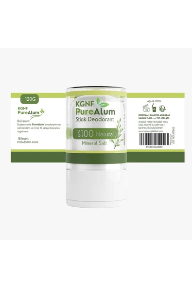 Kristal Roll On Deodorant Pure Alum 120gr 2 Adet Doğal Mineral Tuz Ter Karşıtı Taş Deodorant BÜYÜK - Resim 4