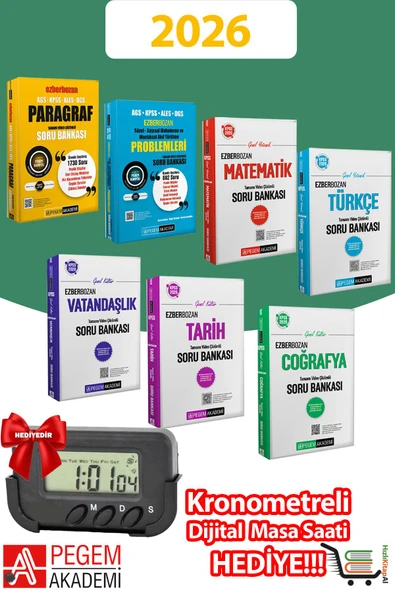 2026 KPSS Genel Kültür Genel Yetenek Full Soru Bankası Seti Hediyeli! - Resim 2