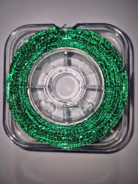 Eagenset Hazır Çapari Kombini Boru Sim Ultraviyole Uv Neon Koyu Yeşil Makarada - Resim 12