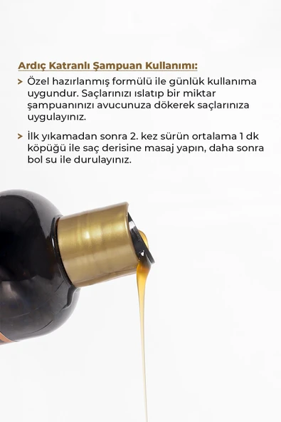 Ardıç Katranlı Doğal Şampuan 400 ml - 5