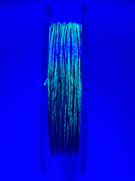 Eagenset Hazır Çapari Kombini Boru Sim Ultraviyole Uv Neon Koyu Yeşil Makarada - Resim 10