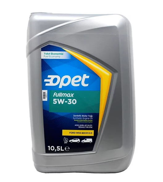 Opet Fullmax 5W-30 10.5 lt Motor Yağı