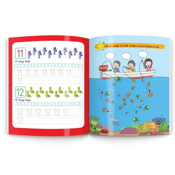 3-6 Yaş Evde Etkinlik Seti YAZ-SİL Kitaplar - Resim 3