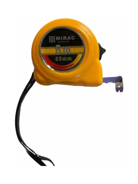 Miraç Şerit Metre 5m x 25 mm ürün görseli 1