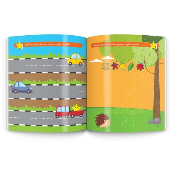 3-6 Yaş Evde Etkinlik Seti YAZ-SİL Kitaplar - Resim 2