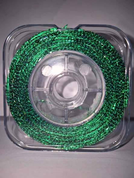 Eagenset Hazır Çapari Kombini Boru Sim Ultraviyole Uv Neon Koyu Yeşil Makarada - Resim 11