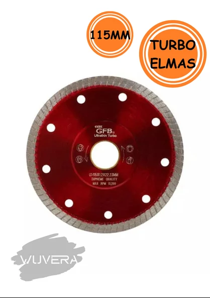 Wuvera Turbo Seramik Fayans Kesici – 115 mm Turbo Disk ile Hassas ve Temiz Kesim - Resim 4