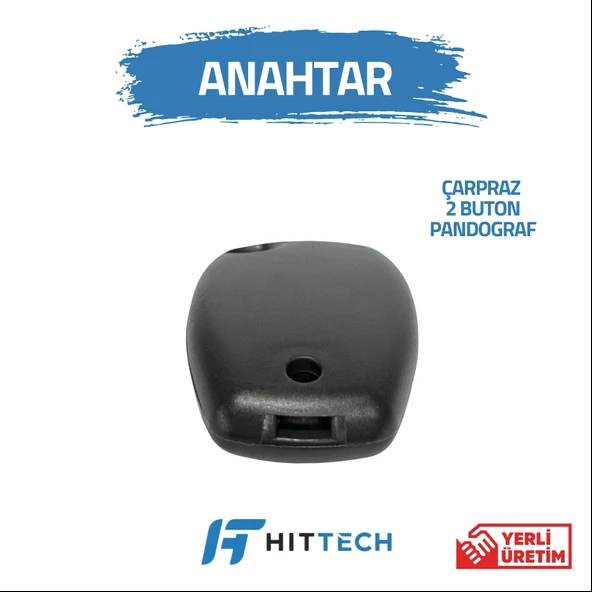 Renault - Master 3 Uyumlu 2 Buton Pandoğraf Anahtar Kabı - Resim 2