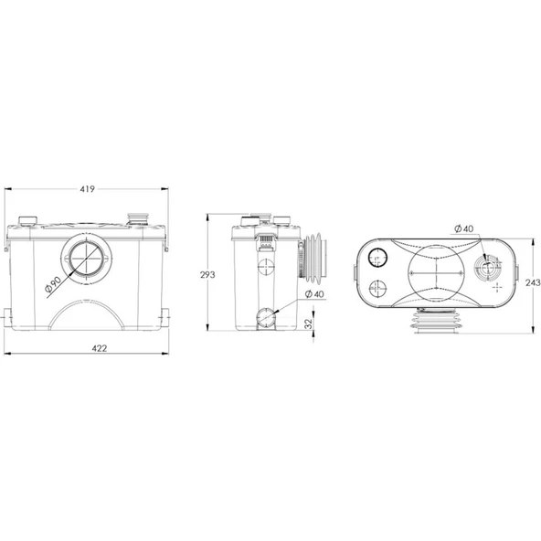 Sumak Smac700 Br Wc+3 Ünite Fos. Tah. Cihazı- Öğütücü Bıçaklı - 3