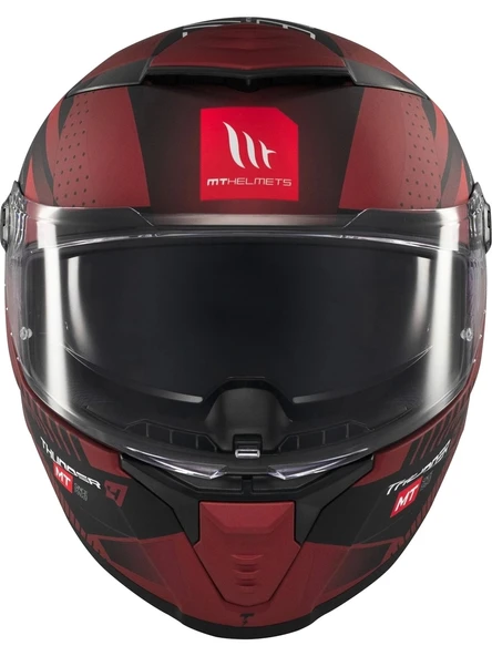 Mt Helmets Kask mt Thunder 4 Sv Luminence D5 Mat Kırmızı - Resim 2