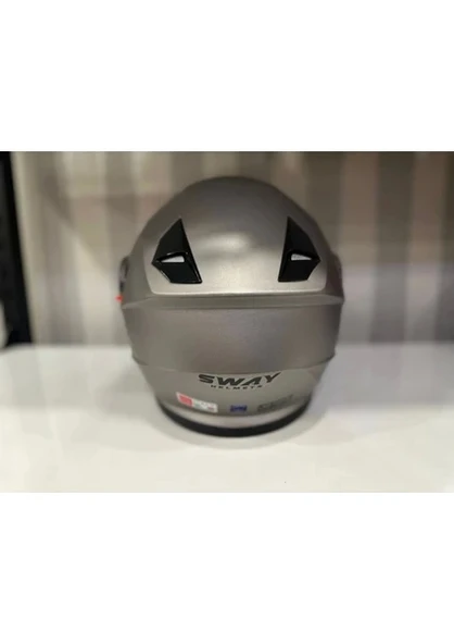 Sway Kask Sway 926 Mat Titanyum Çene Açılır - Resim 5