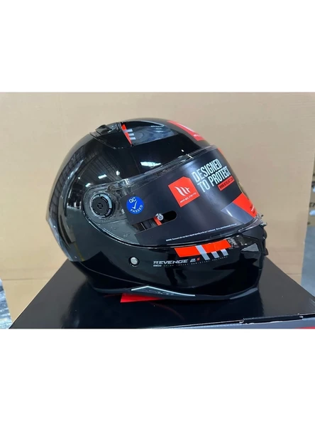 Mt Helmets Kask Revenge 2 S A11 Parlak Siyah - 4