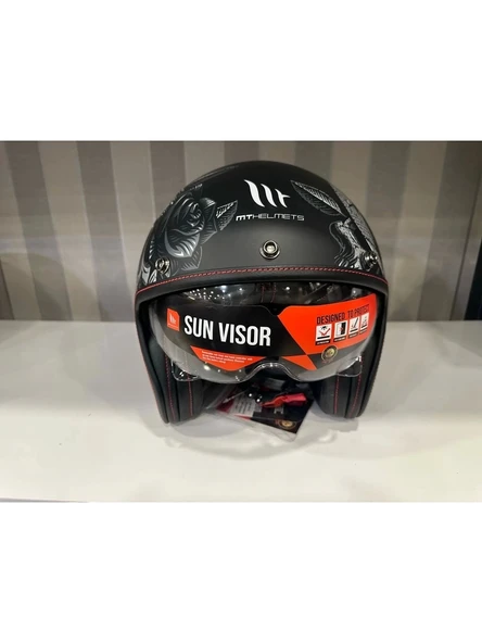 Mt Helmets Kask mt Lemans 2 Sv Breakout B2 Mat Şeffaf Vizörlü - 2