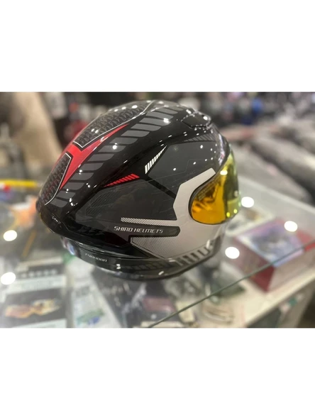 Shiro Kask Shiro SH-870 Fighter Typhoon - Resim 4