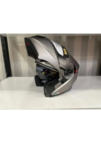 Sway Kask Sway 926 Mat Titanyum Çene Açılır - Resim 3