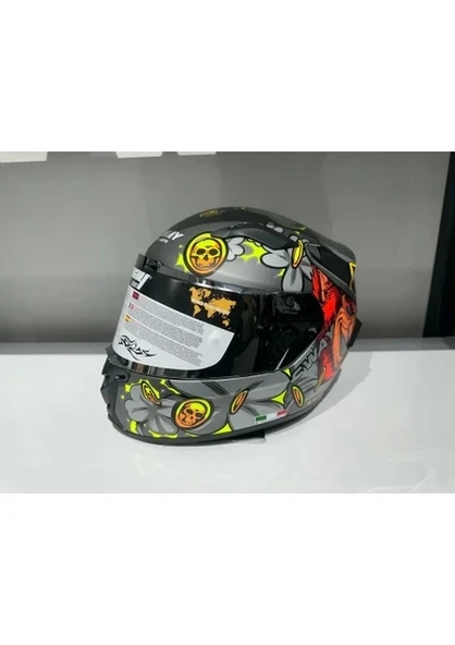 Sway Kask Sway Sw 820 Badboy Full Face Gümüş Vizör - 1