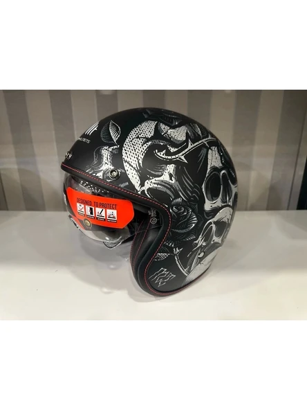 Mt Helmets Kask mt Lemans 2 Sv Breakout B2 Mat Şeffaf Vizörlü - 1