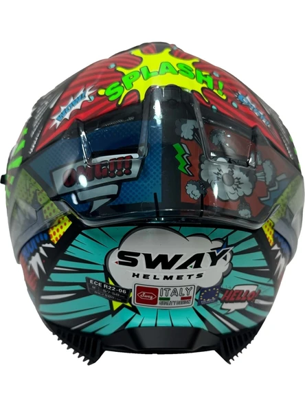 Sway Kapalı Kask Sw 865 Boom - 3