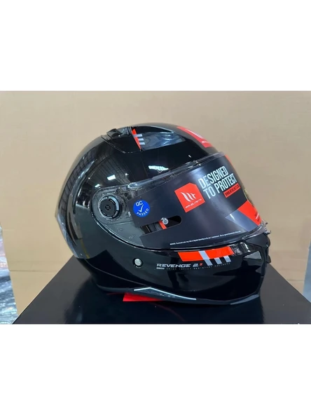 Mt Helmets Kask Revenge 2 S A11 Parlak Siyah - 5