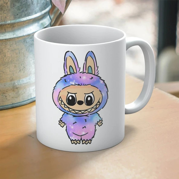 Sevimli Canavar Labubu Baskılı Hediyelik Kupa ürün görseli 1