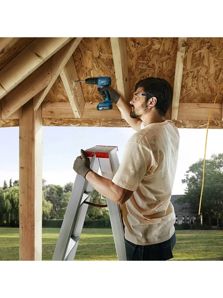 Bosch GSB 185-Li Akülü Vidalama Matkap Tek Akülü 82 Parça Uç Setli - 4