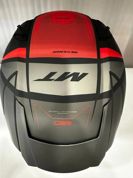 Mt Helmets Kask mt Revenge 2 S Hatax B5 Mat Kırmızı - Resim 4