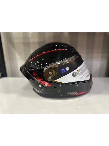 Sway Kask Sway Sw 850 Black/red Full Face - 5