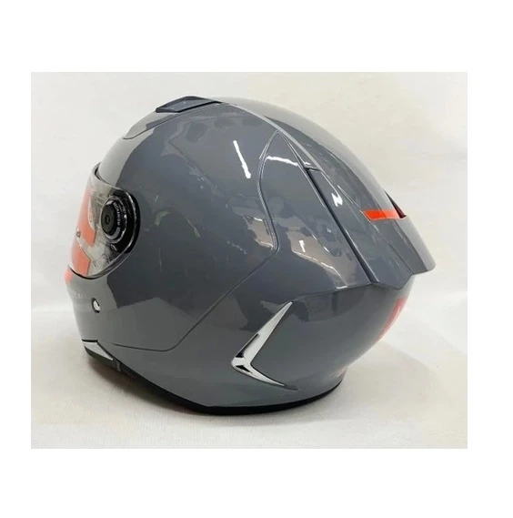 MT Kask mt Revenge 2 Parlak Gri A12 Şeffaf Vizörlü V14B - 3