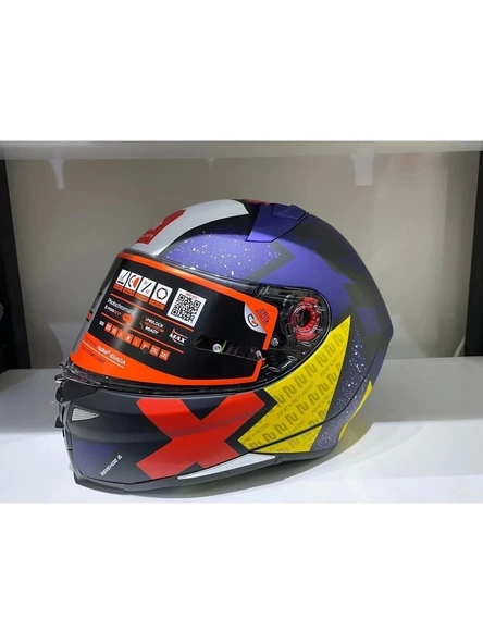 Mt Helmets Kask Revenge 2 Lıght B7 Mat Inci Mavi - 1