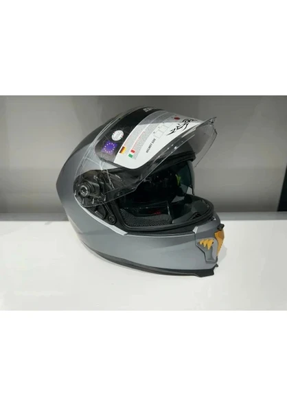 Sway Kask Sway SW-865 Mat Gri Güneş Gözlüklü - 3