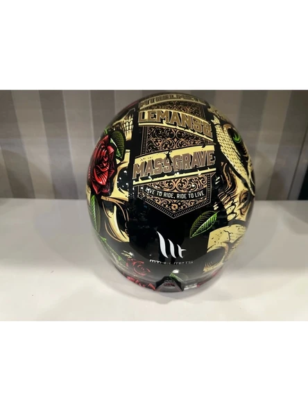 Mt Helmets Kask mt Lemans 2 Sv Breakout B9 Parlak Şeffaf Vizörlü - Resim 3