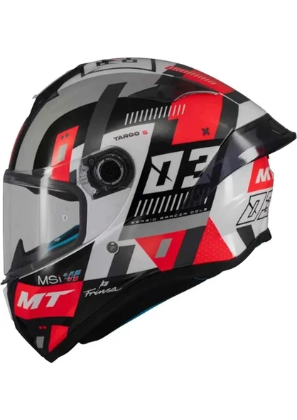 MT Helmets Targo S Sergio Garcia B5 Kapalı Kask - 3