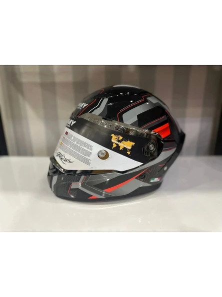 Sway Kask Sway Sw 850 Black/whıte Full Face