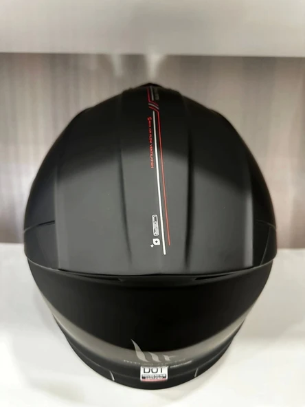 Mt Helmets Kask mt Genesis Sv A2 Çene Açılır Mat Siyah - Resim 4
