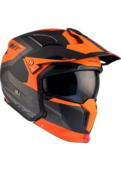 Mt Helmets Streetfighter Sv S Totem B4 Mat Turuncu - 3