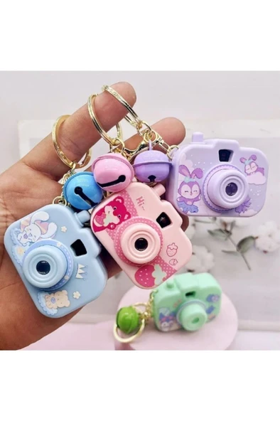 Projeksiyonlu Fotoğraf Makinesi-Projektörlü Anahtarlık-Çanta Süsü