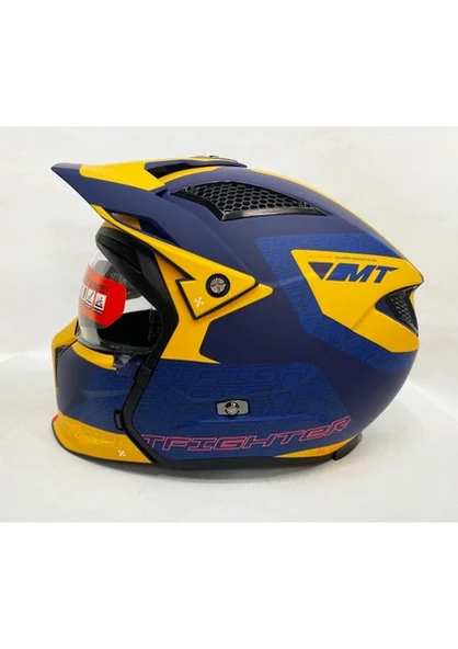 MT Streetfighter Sv Totem C3 Modüler Motosiklet Kask - Resim 2
