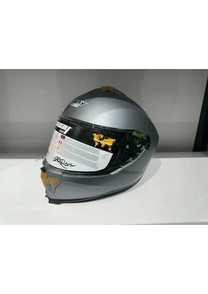 Sway Kask Sway SW-865 Mat Gri Güneş Gözlüklü - 2