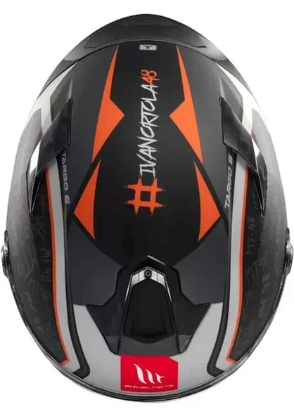 MT Helmets Targo S Ivan Ortolo B4 Kapalı Kask - Resim 5