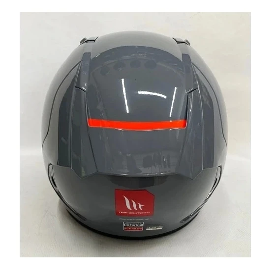 MT Kask mt Revenge 2 Parlak Gri A12 Şeffaf Vizörlü V14B - 4